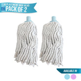 2 Pack Replacement Mop Heads - Duck Egg